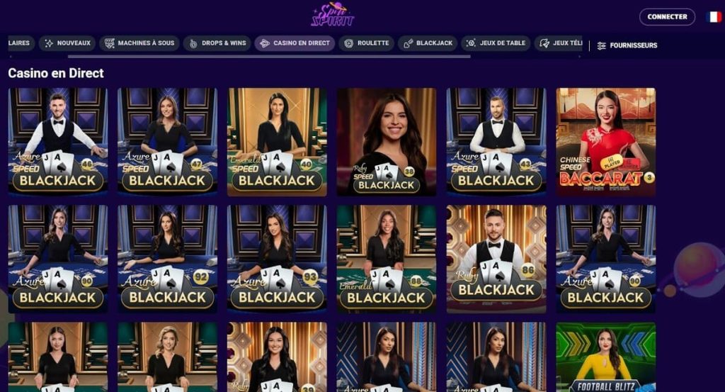 jeux direct spin spirit casino